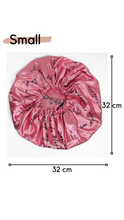 Load image into Gallery viewer, Pink Self Affirmation Satin Bonnet