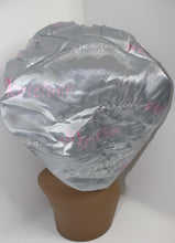 Load image into Gallery viewer, Gray Self Affirmation Satin Bonnet